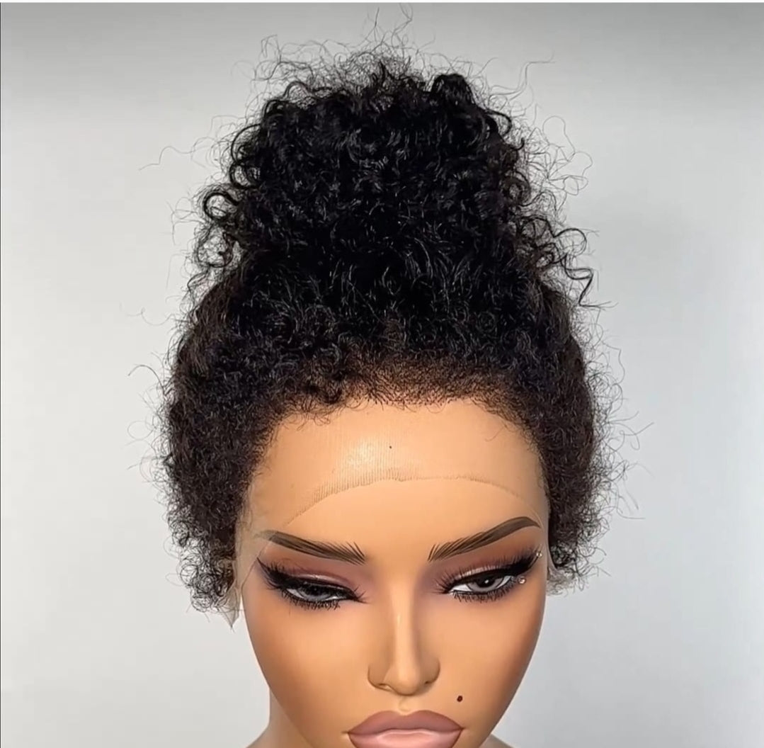 Kinky 4c hairline Frontal Natural hairline