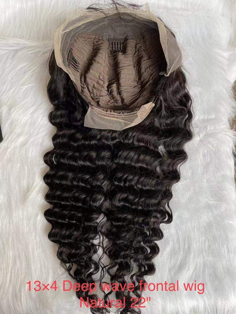 Jmkshair Virgin hair Wig - Luxury Deep wave Wig-JMK Hair & Braided Wigs-