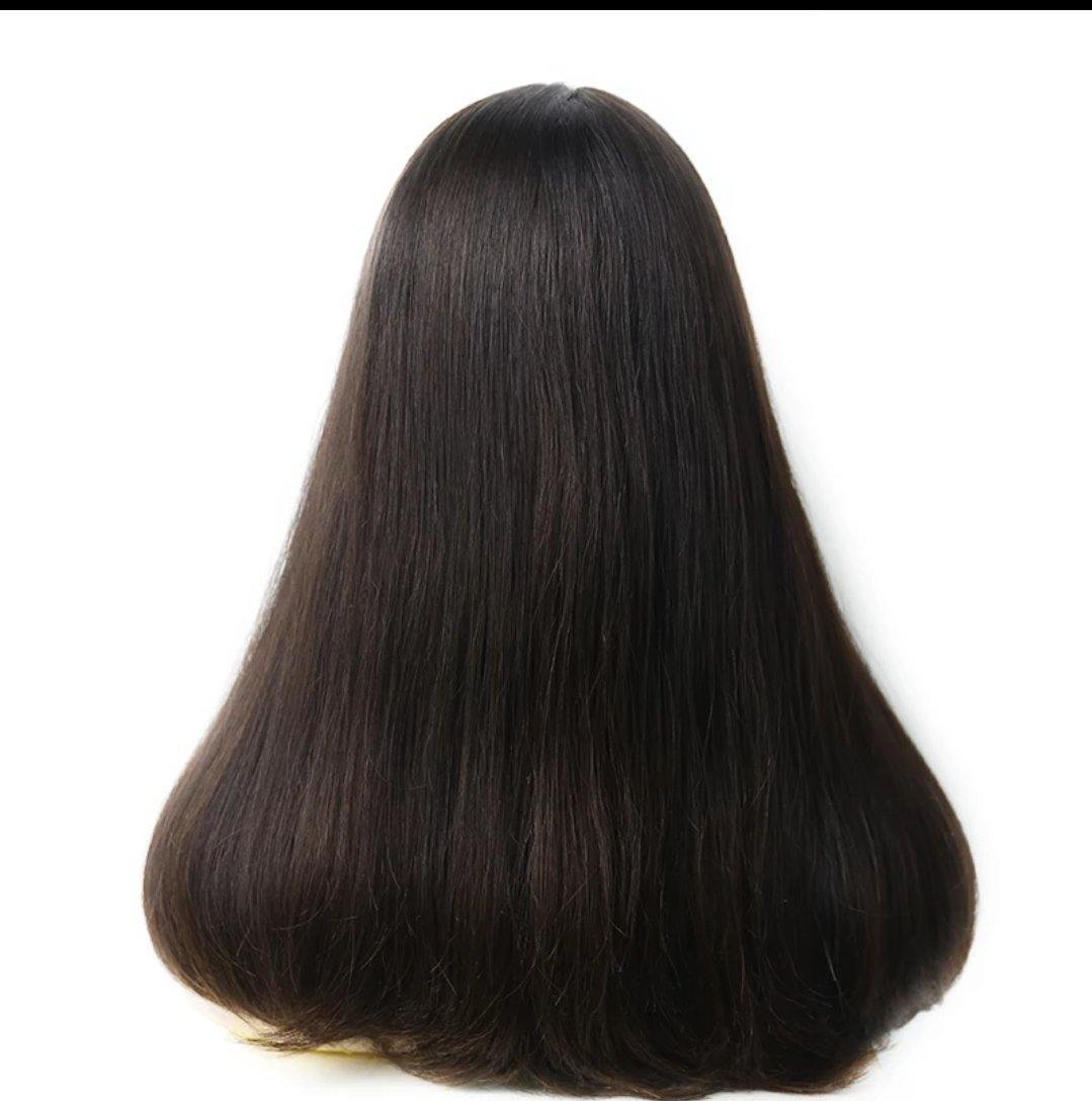 Jmkshair Virgin Hair Wig - Amazing Straight-JMK Hair & Braided Wigs-beautiful wigs,bone straight,closure wigs,double drawn wigs,durable wig,frontal wigs,good hair,handmadewig,handmadewigs,human hair wig,human hair wigs,quality hair,Short wig,vietnamese hair,virgin hair,virgin hair wig,virgin hair wigs,wigs