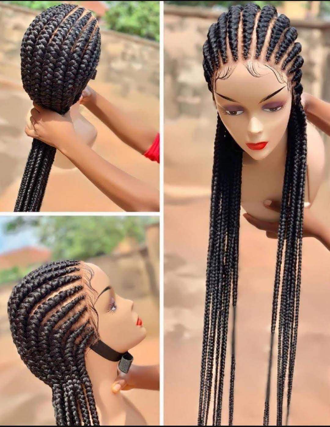 Jmkshair - Adanna-JMKHAIR BRAIDEDWIGS-african braidedwigs,braided hair,braidedwig,Braidedwig with closure,braidedwig with frontal,braidedwigs,braidswig,cornrow wig,cornrowwigs,custom hand made wigs,frontal wigs,handmadewig