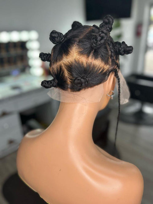 Braidwig - Korraobidi Bantu knots-JMK Hair & Braided Wigs-