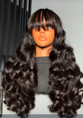 24' Ann Luxury curly bangs wig