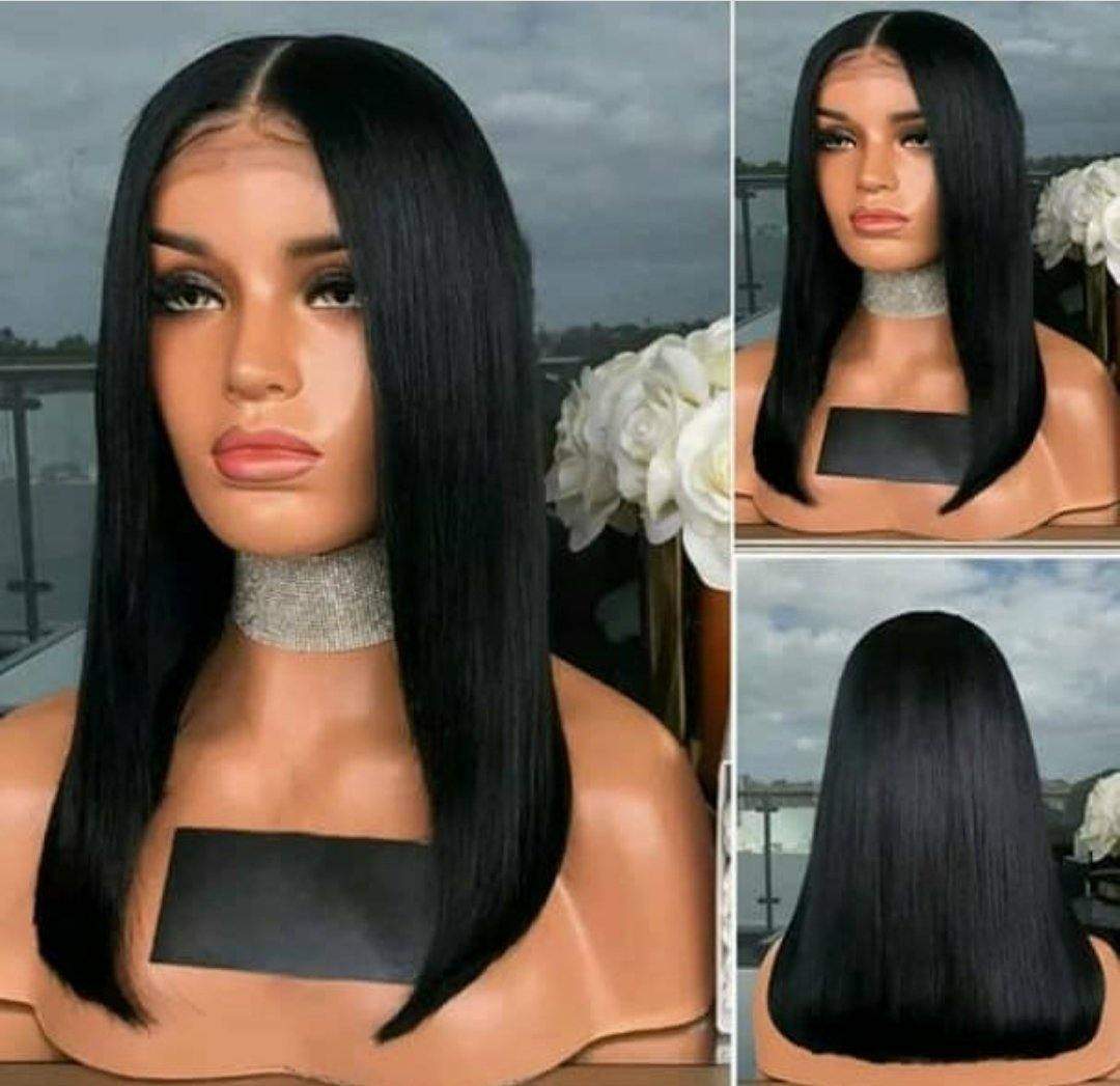 Jmkshair Virgin Hair Wig - Amazing Straight-JMK Hair & Braided Wigs-beautiful wigs,bone straight,closure wigs,double drawn wigs,durable wig,frontal wigs,good hair,handmadewig,handmadewigs,human hair wig,human hair wigs,quality hair,Short wig,vietnamese hair,virgin hair,virgin hair wig,virgin hair wigs,wigs