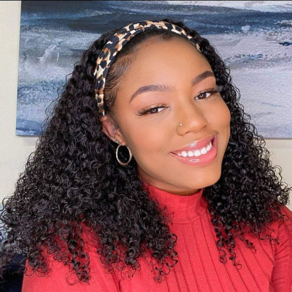 Jmkshair Virgin hair wig - HeadBandwig-JMK Hair & Braided Wigs-