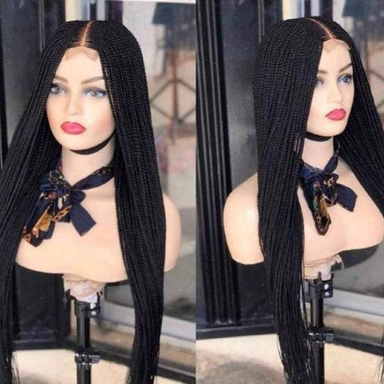 Jmkshair - Aderayo-JMKHAIR BRAIDEDWIGS-african braidedwigs,braided hair,braidedwig,Braidedwig with closure,braidedwig with frontal,braidedwigs,braidswig,cornrow wig,cornrowwigs,custom hand made wigs,frontal wigs,handmadewig