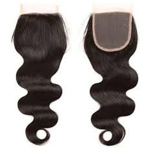 Transparent Lace Virgin hair closure 4x4-JMK Hair & Braided Wigs-