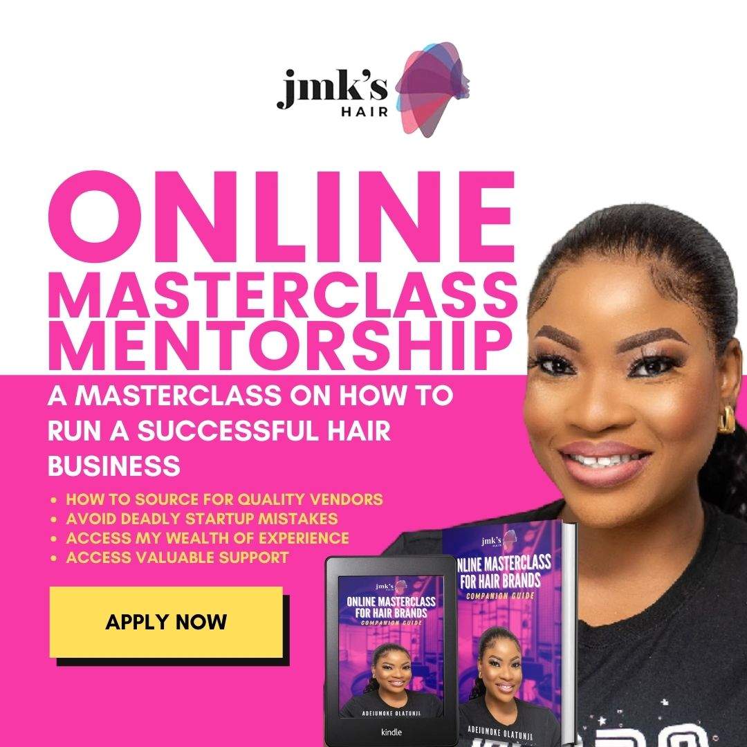 Online Masterclass Mentorship  (Email delivery)-JMK Hair & Braided Wigs-