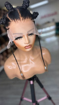 Jmkshair Virgin Hair Wig - Korra Bantu knots virgin hair full lace-JMK Hair & Braided Wigs-