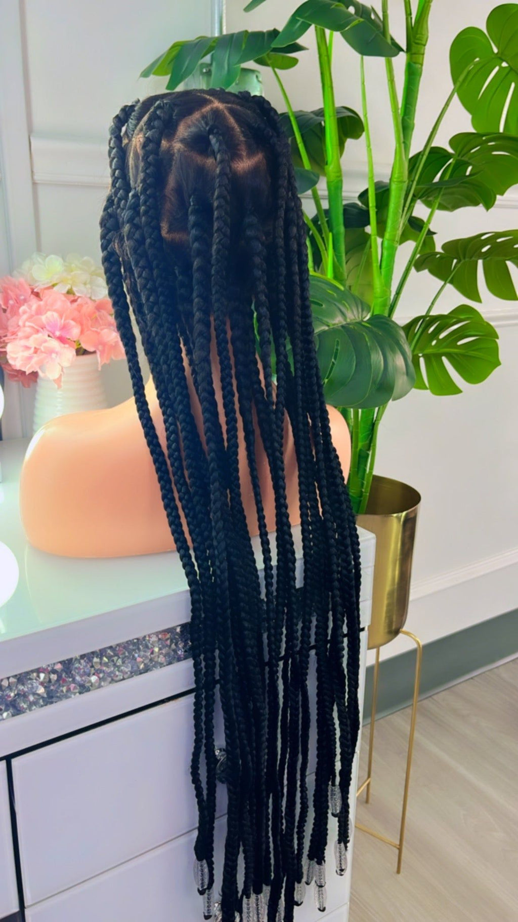 Jmkshair  - Jumbo Knotless braidswig-JMK Hair & Braided Wigs-