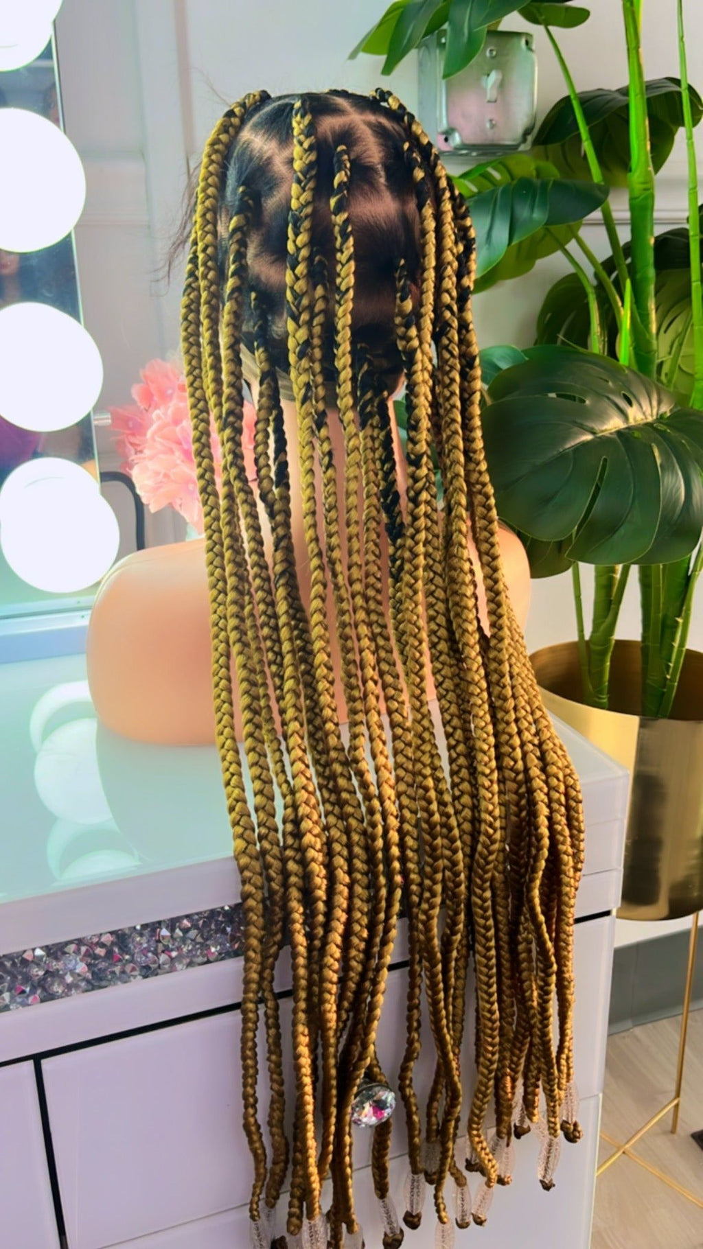 Jmkshair  - Jumbo Knotless braidswig-JMK Hair & Braided Wigs-